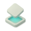 Component tile being snapped into place