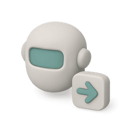 Robot head with a request tile